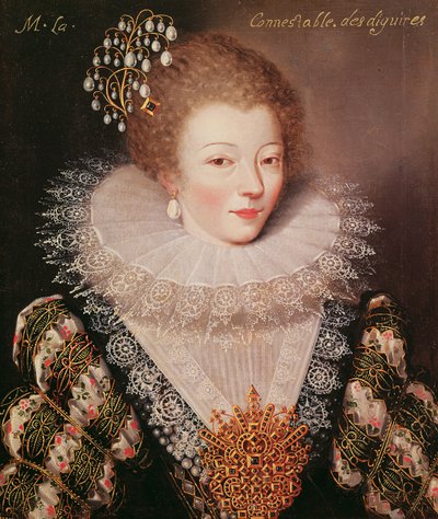 Portret van Marie Vignon (c.1576-1657) door French School